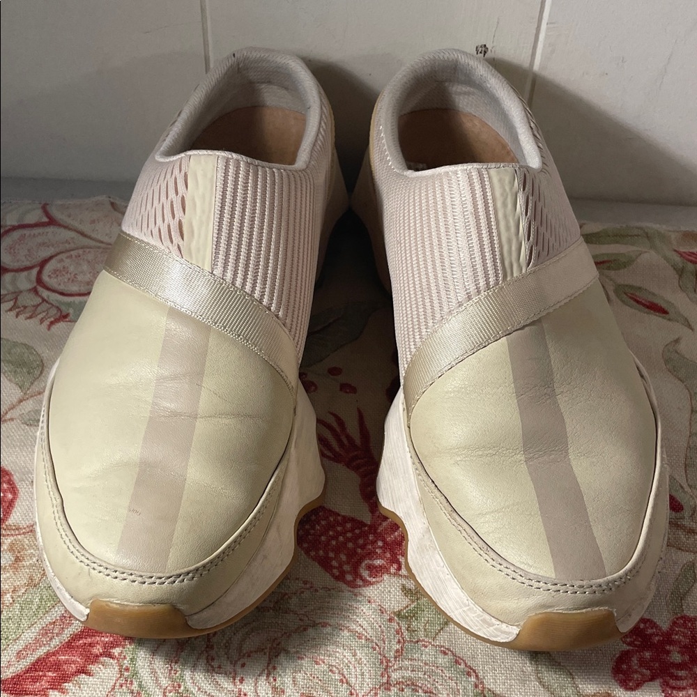 Sorel Kenetic Impact II Mule Slip On Beige and Teal Mesh Sneakers - Picture 7 of 12